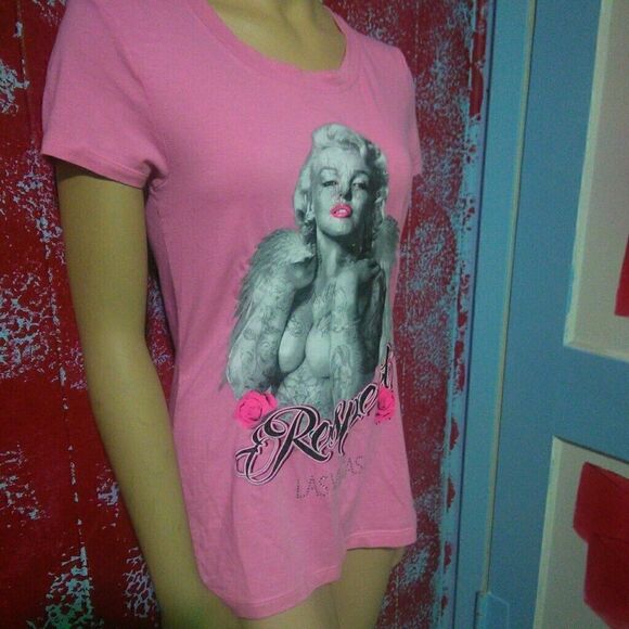 Pink Marilyn Monroe T shirt - Picture 1 of 7
